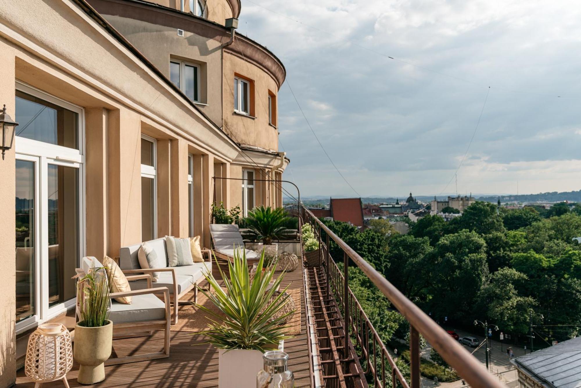 Penthouse Panorama - Loftaffair Apartment Krakow Luaran gambar