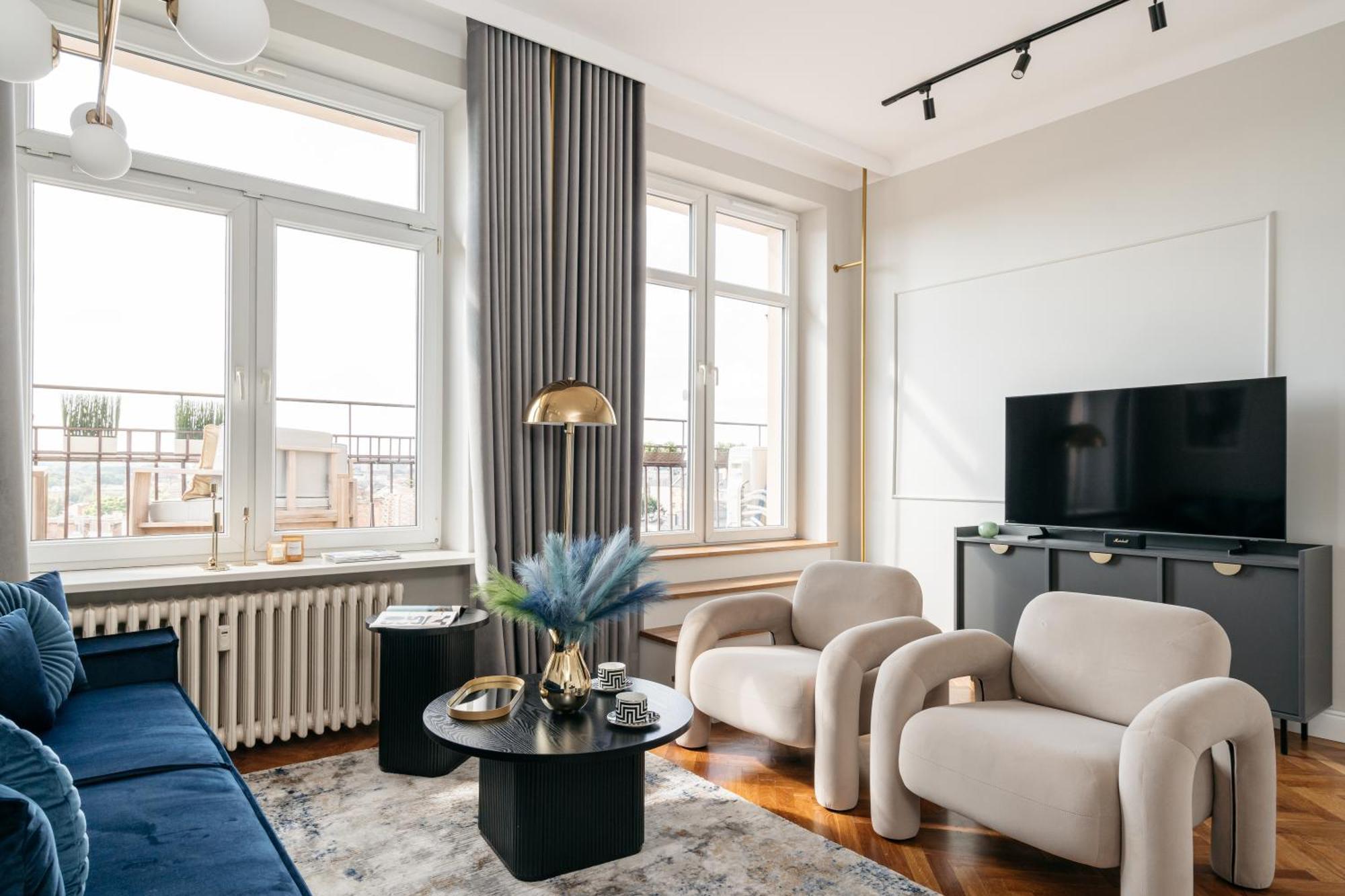 Penthouse Panorama - Loftaffair Apartment Krakow Luaran gambar